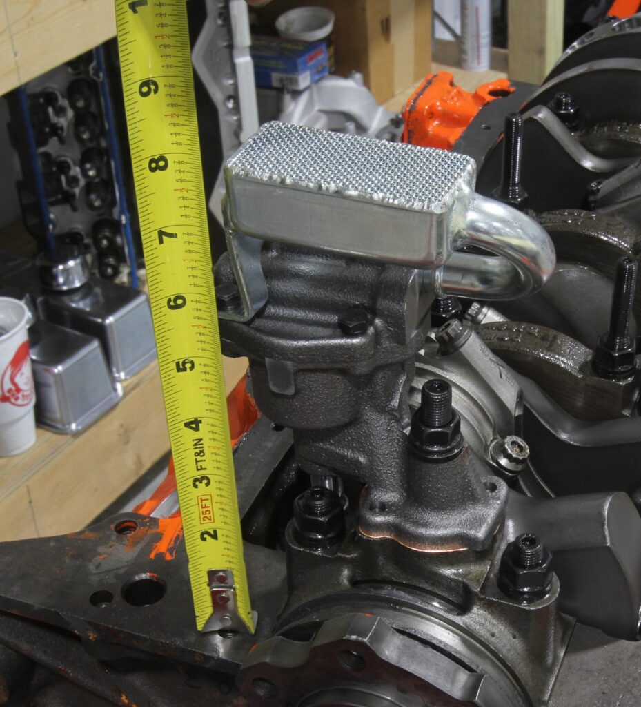008-929x1024-1 Measuring oil pump pickup to oil pan floor clearance