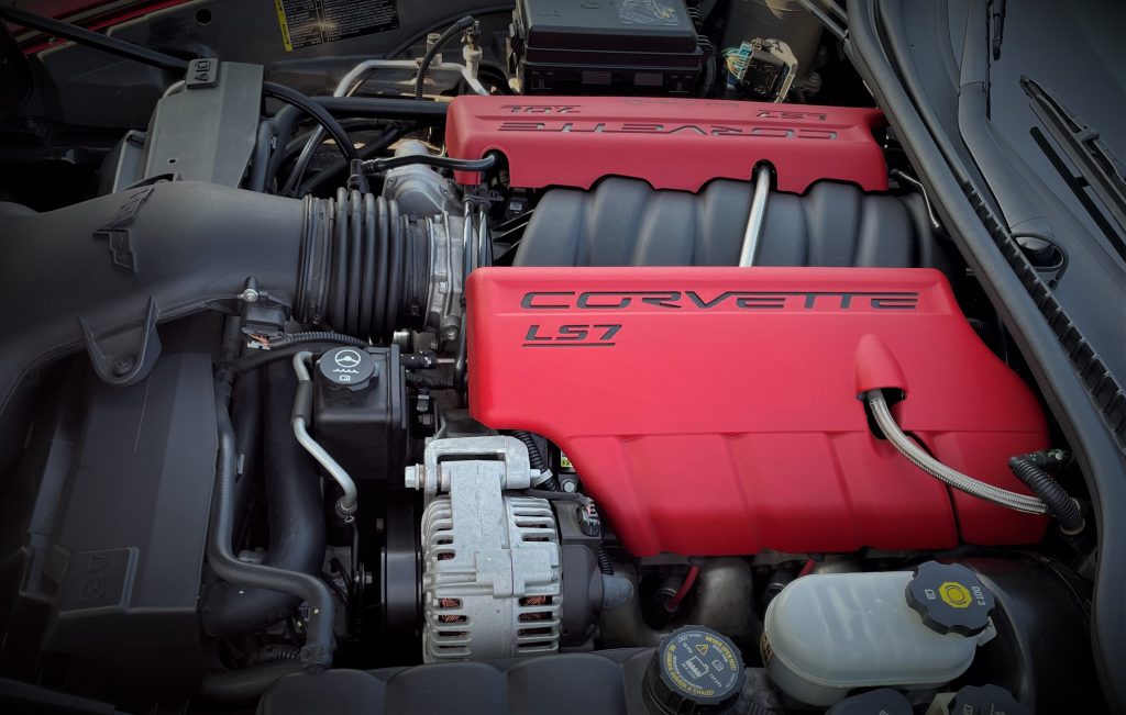 7.0L LS7 engine in a Chevy C6 Corvette Z06
